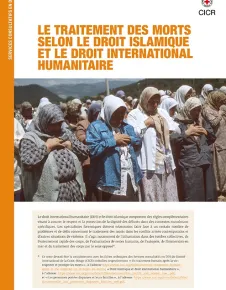 Le traitement des morts selon le droit islamique et le droit international humanitaire