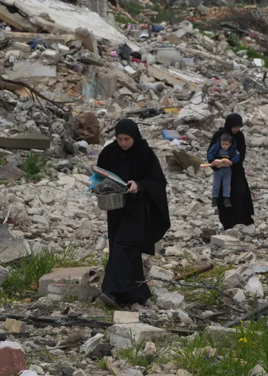 Diplaced people southern Lebanon