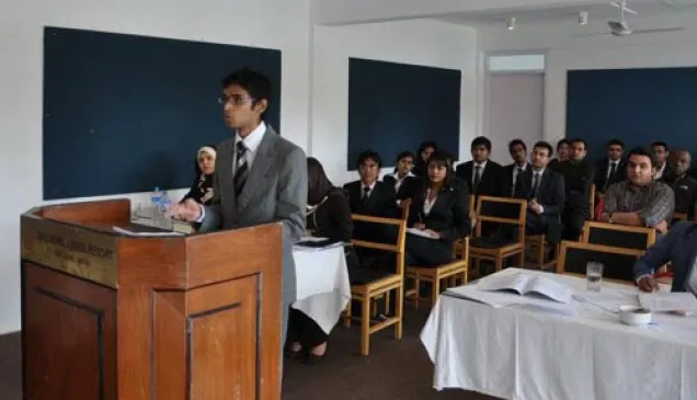 Sri Lanka. Colombo University's faculty of law.
