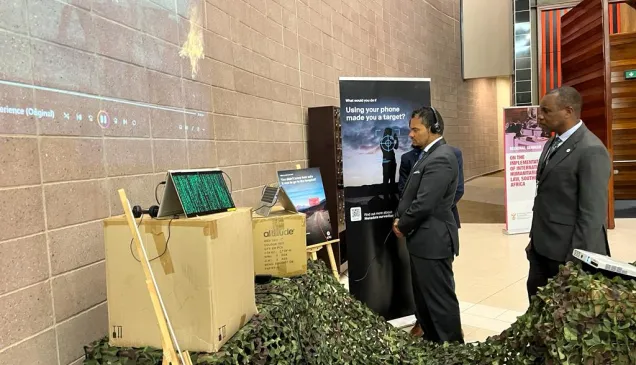 Deputy Minister, Alvin Botes watching the digital dilemas