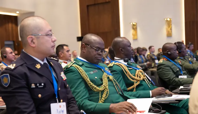 Military officers participate in Senior Workshop on International Rules governing Military Operations (SWIRMO). ICRC