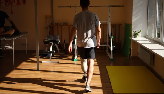 ICRC physical rehabilitation project in Kharkiv