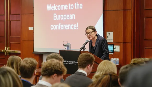 President Spoljaric giving speech