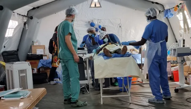 Surgical Team in Renk. 