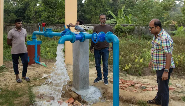 Access to clean water for detainees and prison staff in Cox's Bazar District Jail