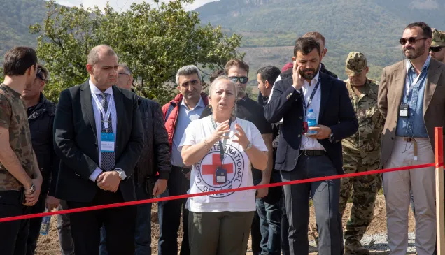 On-site visits in the frame of the Missing Conference emphasize our collaborative efforts in humanitarian identification and exhumation with the State Commission on Prisoners of War, Hostages, and Missing Persons of the Azerbaijan Republic. 