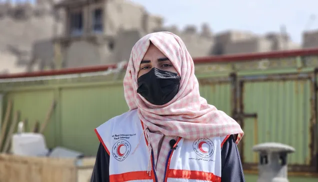 Zakira Mohibi an ARCS RASB volunteer from the Andar district of Ghazni Province
