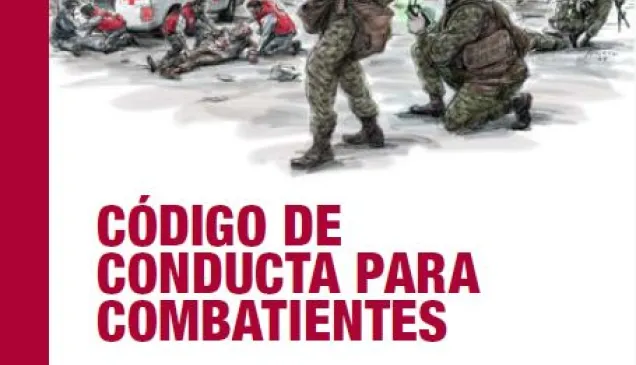 Portada de la publicación "código de conducta para combatientes"