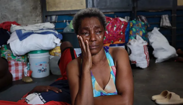 Rose-Marie, déplacée, elle décrit les conditions de vie éprouvantes 