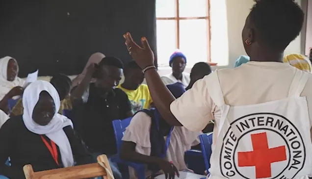 The ICRC hosts an awareness session on stigma reduction with displaced victims/survivors with Sudanese refugee community leaders living in South Sudan (Renk, South Sudan – 2024) 