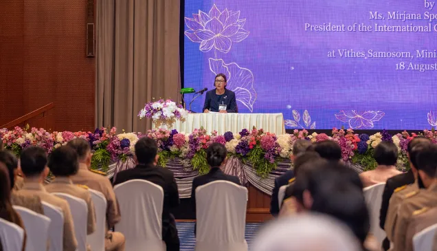 ICRC president 11th HRH Princess Maha Chakri Sirindhorn Lecture on IHL