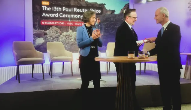 Award ceremony for the 13th Paul Reuter Prize in 2025. Credit: ICRC.