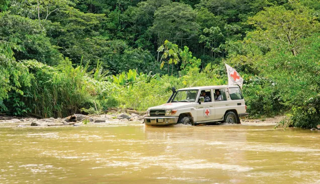 ICRC vehicle