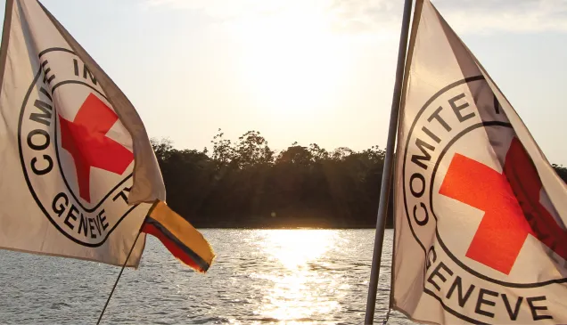 Bandera Comité Internacional de la Cruz Roja  