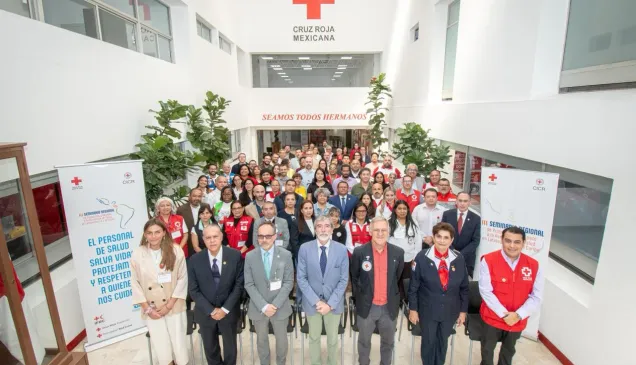 Foto de los participantes al III Seminario Regional sobre la Protección y Respeto a la Asistencia de Salud en Latinoamérica y el Caribe