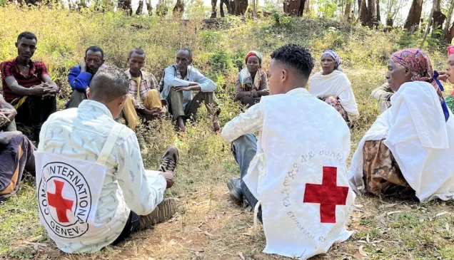 Engagement with the affected communities in Wellega, Oromia, Ethiopia.