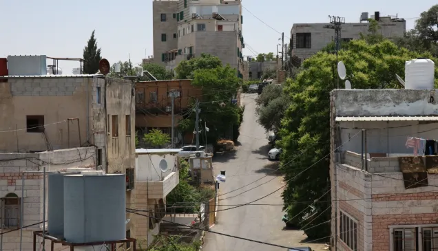 Tal Rumeida, part of Hebron’s H2 area, is heavily impacted by restriction of movement. (Rula Tabari, ICRC)