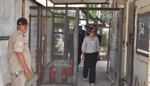 ICRC president Mirjana Spoljaric visited Al-Karkh detention facility in Baghdad where she spoke with detainees and delivered messages from their family members