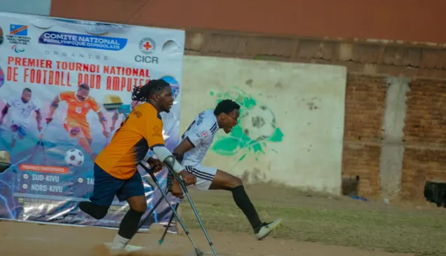 Premier tournoi national de football pour amputés