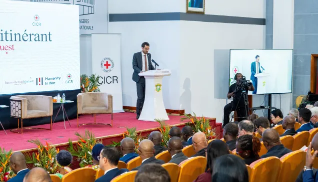 Ouverture de l'humanitarium à Abidjan. CICR