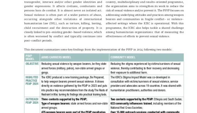 Promising Pathways for the prevention of sexual violence 2024
