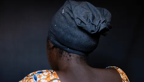 Henriette, sobreviviente de violencia sexual en la RDC.