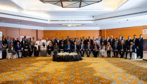 Attendees of the IHL Regional Arabic Course in a group photo 