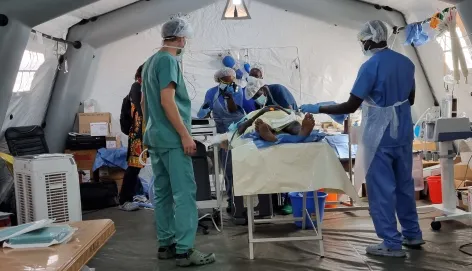 Surgical Team in Renk. 