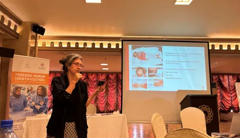 first “Judicial Forensic Conference” ICRC Sana tarabishi