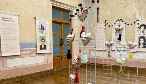 Exhibición museográfica Tejer Memoria en Chiapas 