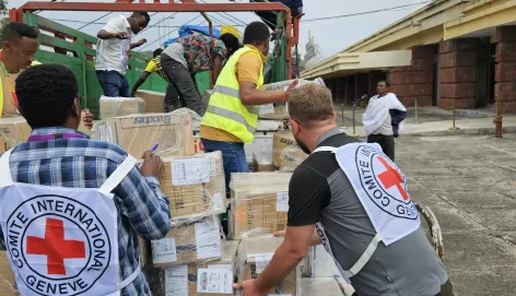 Icrc provides urgent medical aid and visits detainees