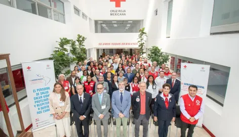 Foto de los participantes al III Seminario Regional sobre la Protección y Respeto a la Asistencia de Salud en Latinoamérica y el Caribe