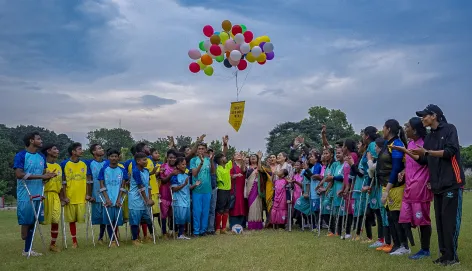 Bangladesh Junior Amputee Football 2025 Programme participants