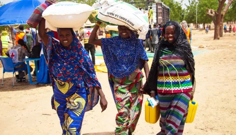 In response to malnutrition affecting populations in Kolofata (Far North) impacted by the armed conflict, 1,295 people received food aid.