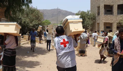 ICRC's humanitarian impact in Yemen 2025