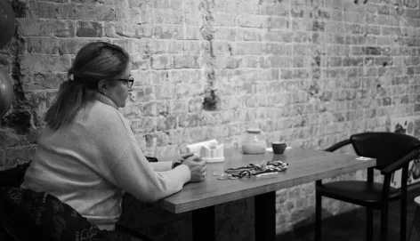 Pictures for an interview with family of missing in action from Kharkiv Region