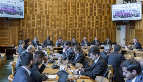 Synergy in Action: IHL and Islamic Law for Humanitarian Outcomes, a high-level event co-organized by the ICRC and the University for Peace with the support of the League of the Arab States, Organization of the Islamic Cooperation, United Nations High Commissioner on Refugees and the Geneva Peacebuilding Platform.
