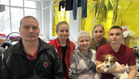 Daniil and his family were evacuated from Pokrovsk