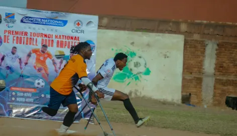 Premier tournoi national de football pour amputés