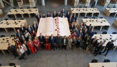 ICRC offices. Commemoration of the 75th anniversary of the Geneva Conventions.