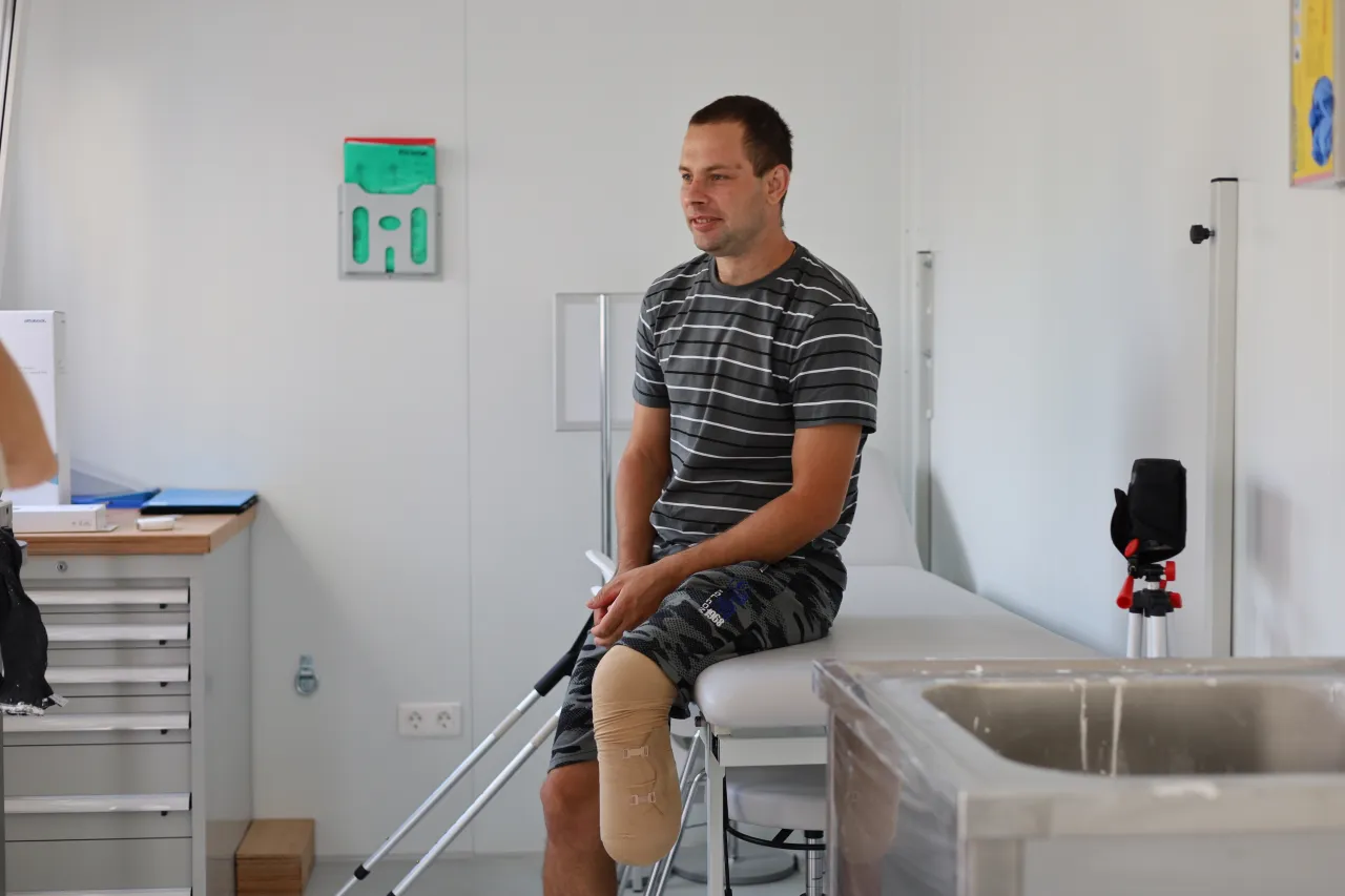 ICRC physical rehabilitation project in Kharkiv