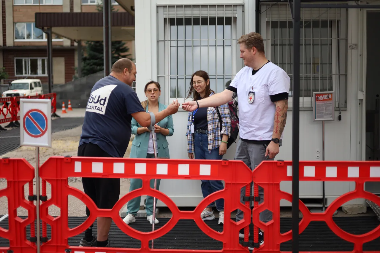 ICRC physical rehabilitation project in Kharkiv