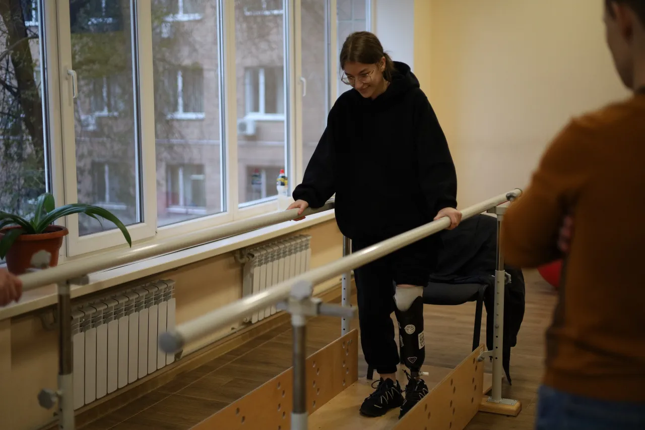 ICRC physical rehabilitation project in Kharkiv