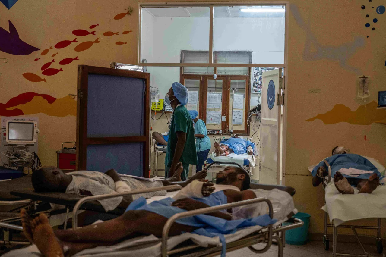 Several people injured in the clashes in Goma are awaiting surgery.