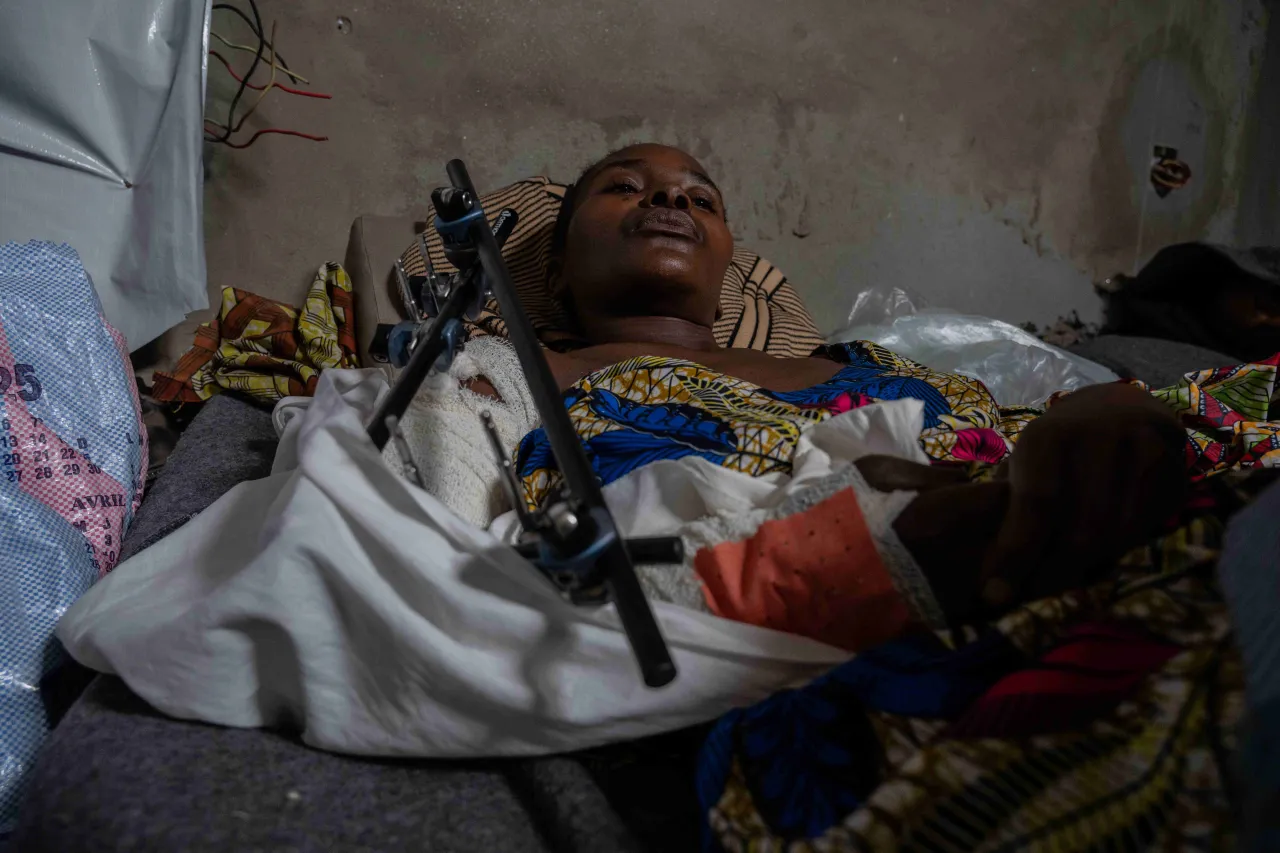 Riziki is resting in one of the hospital rooms.