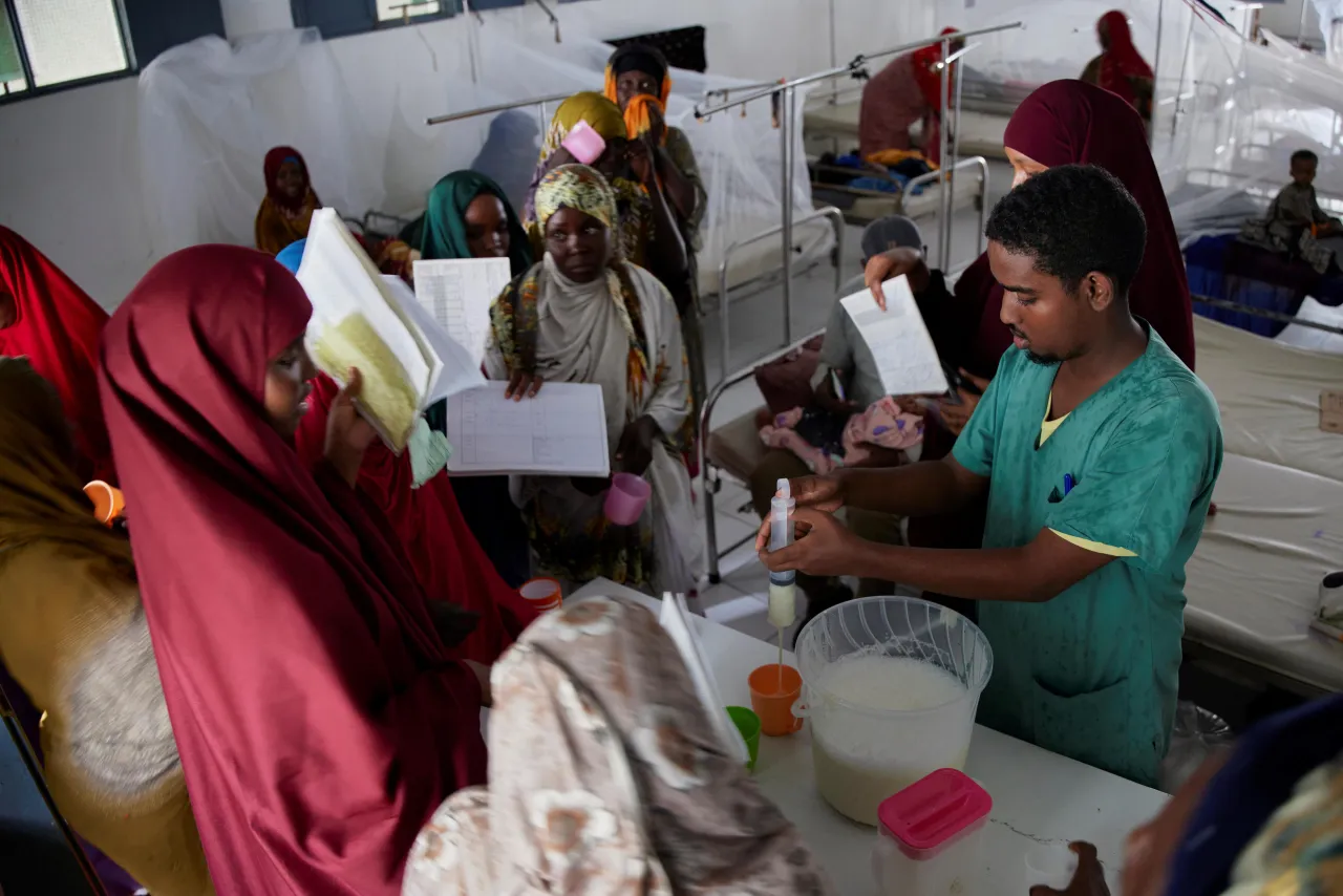 The stabilization centre in Kismayo The stabilization centre in Kismayo