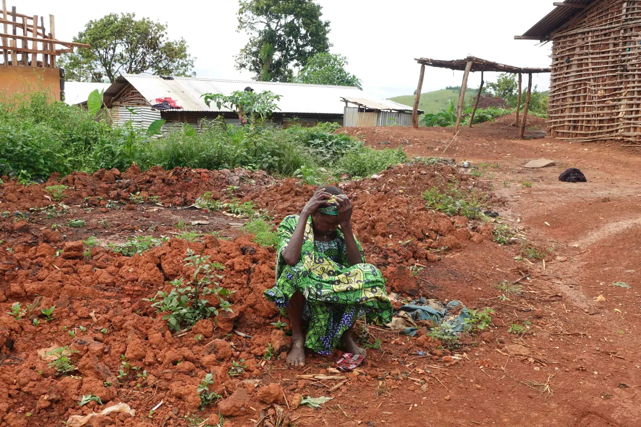 Une victime des conflits et violences en Ituri, RD Congo