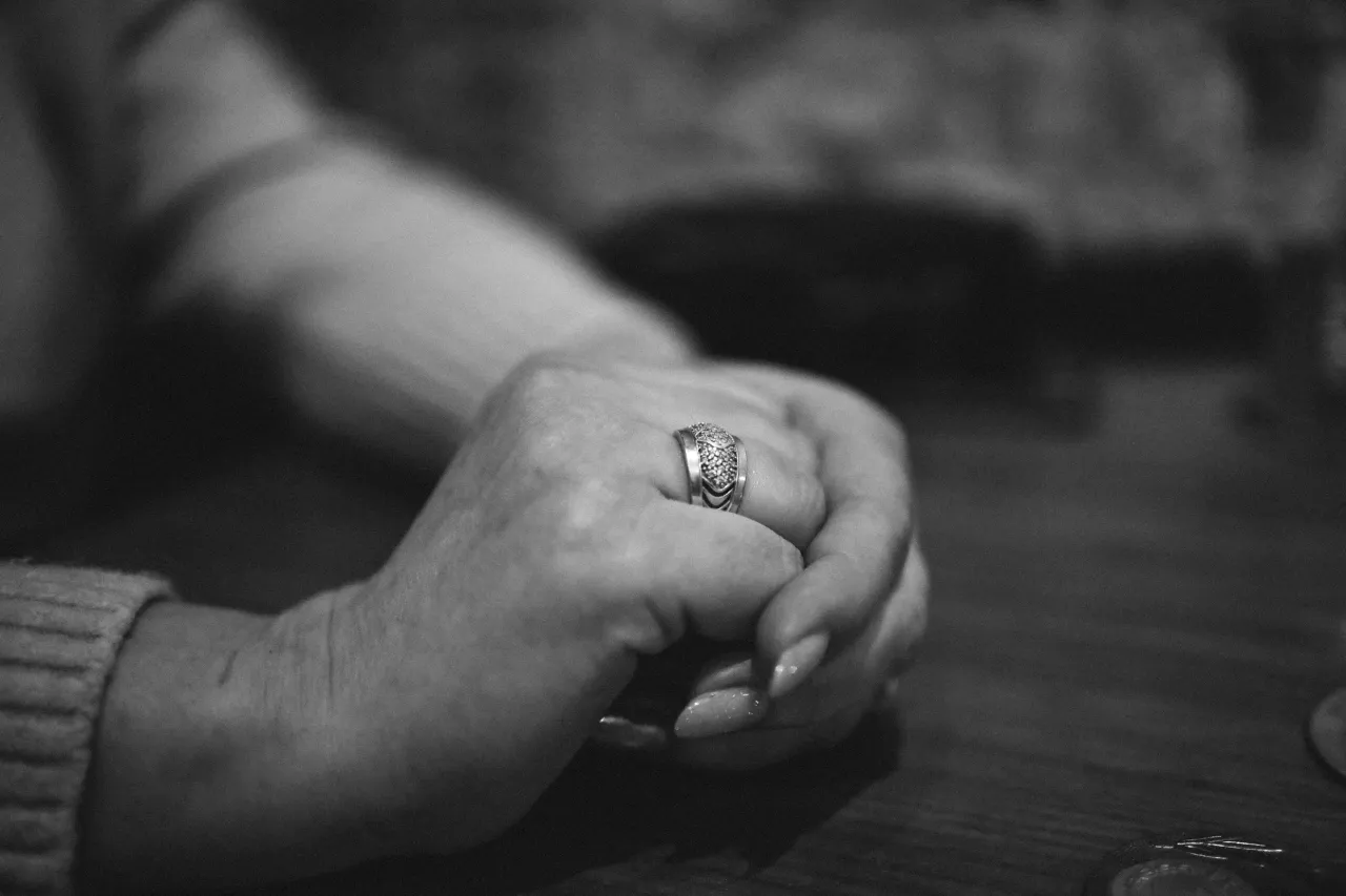 Pictures for an interview with family of missing in action from Kharkiv Region