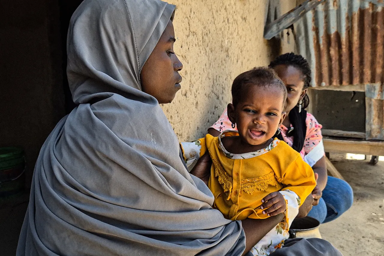 A mother and her child in Nigeria