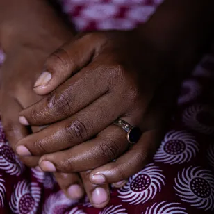Françoise's hands